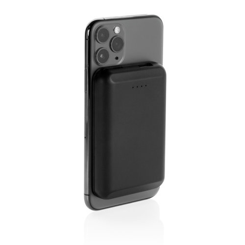 DeBle magnetische 5000 mAh draadloze powerbank met Qi-oplader bedrukken
