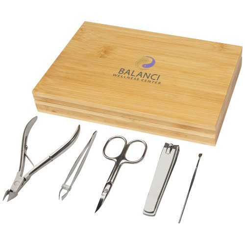 Ladia 5 delige manicureset van bamboe Ladia 5 delige manicureset van bamboe