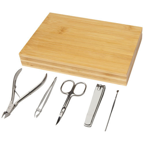 Ladia 5 delige manicureset van bamboe Ladia 5 delige manicureset van bamboe