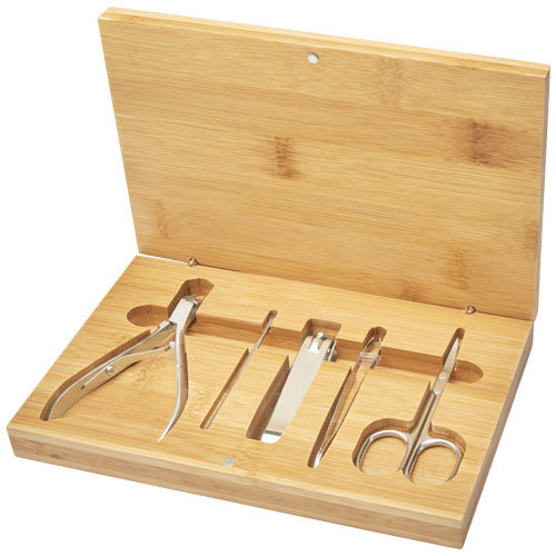 Ladia 5 delige manicureset van bamboe Ladia 5 delige manicureset van bamboe
