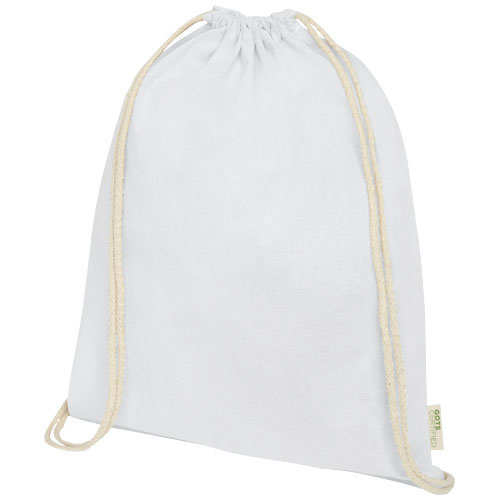 Orissa GOTS organisch katoenen rugzak van 140 g/m² met trekkoordsluiting Orissa GOTS organisch katoenen rugzak van 140 g/m² met trekkoordsluiting