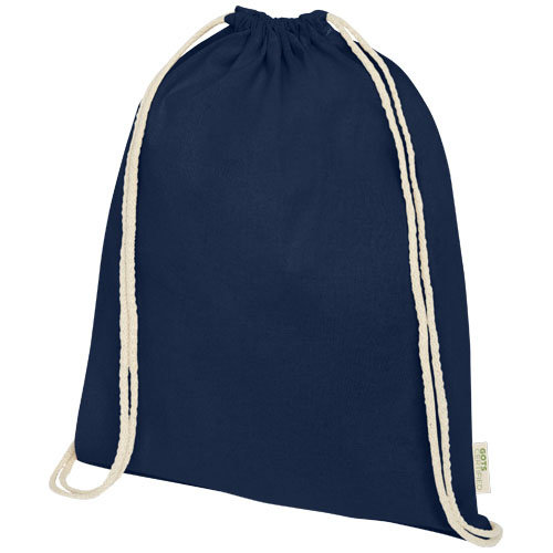 Orissa GOTS organisch katoenen rugzak van 140 g/m² met trekkoordsluiting Orissa GOTS organisch katoenen rugzak van 140 g/m² met trekkoordsluiting