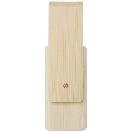 Rotate USB flashdrive van 8 GB van bamboe