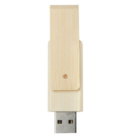 Rotate USB flashdrive van 8 GB van bamboe