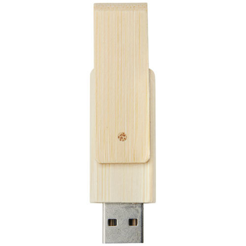 Rotate USB flashdrive van 8 GB van bamboe