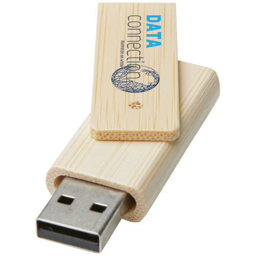 Rotate USB flashdrive van 8 GB van bamboe