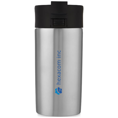 Jetta thermosbeker 330 ml bedrukken met logo DeBle duurzame RVS beker NL BE