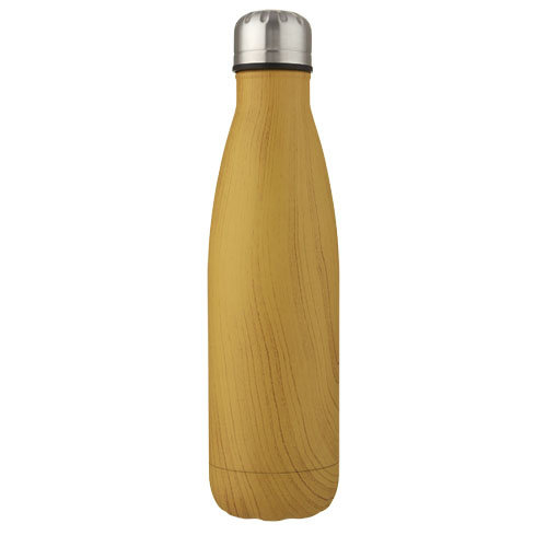 Cove 500 ml vacuüm geïsoleerde roestvrijstalen fles met houtprint Cove 500 ml vacuüm geïsoleerde roestvrijstalen fles met houtprint