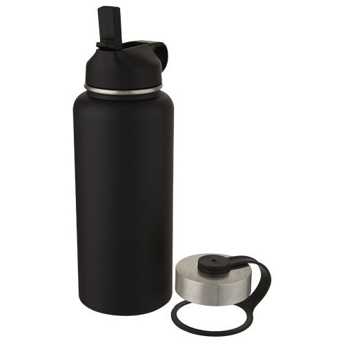 DeBle Supra 1 Liter Koperen Vacuüm Thermosfles met 2 Deksels 10068201 bedrukken met logo