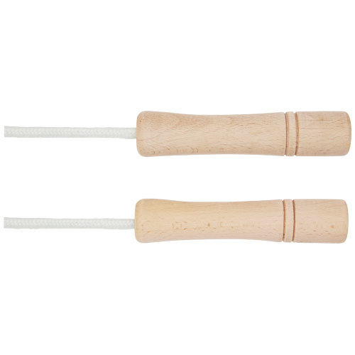 Denise houten springtouw in een katoenen zak