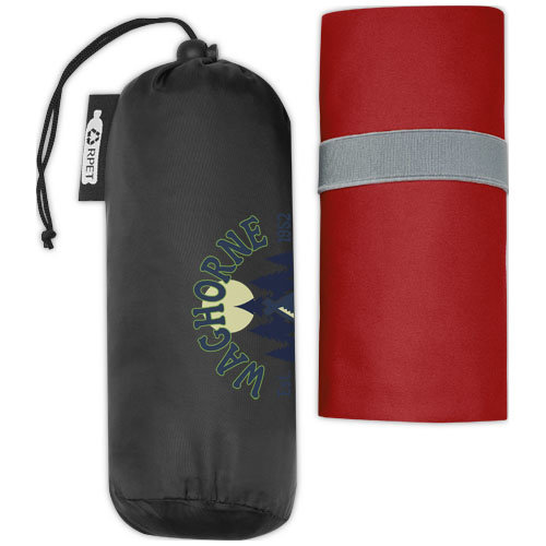 Bad & Wellness geschenken Pieter ultra lichtgewicht en sneldrogende handdoek van gerecycled PET