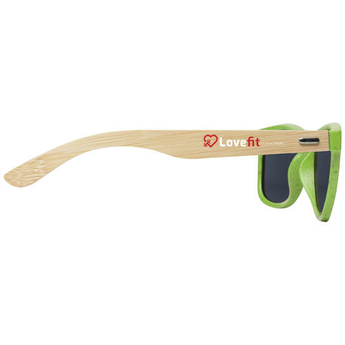 Sun Ray Bamboe Zonnebril met logo graveren DeBle