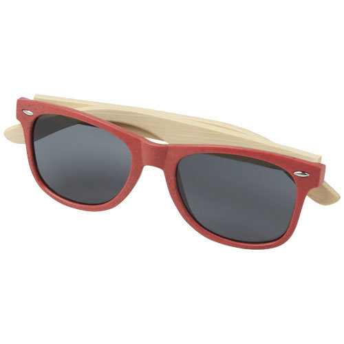 Sun Ray Bamboe Zonnebril met logo graveren DeBle