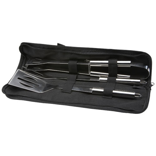 Barbecue relatiegeschenken bedrukken Barcabo 3-delige barbecueset