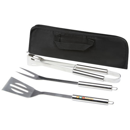 Barbecue relatiegeschenken bedrukken Barcabo 3-delige barbecueset