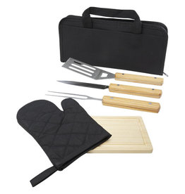 Barbecue relatiegeschenken bedrukken Gratar 5-delige barbecueset