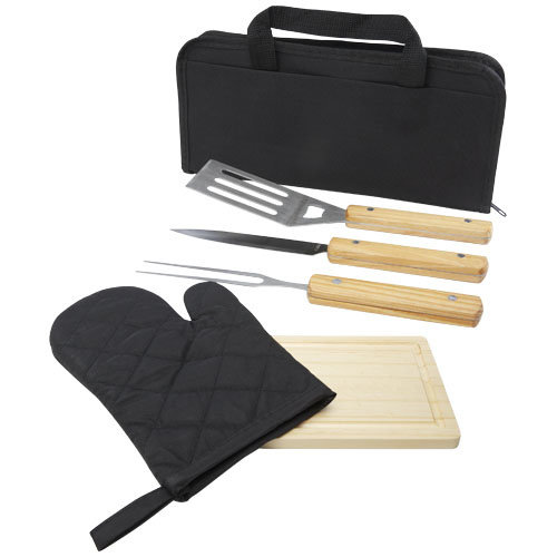 Barbecue relatiegeschenken bedrukken Gratar 5-delige barbecueset