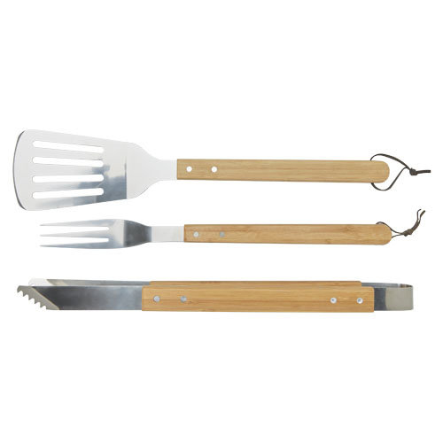 Barbecue relatiegeschenken bedrukken Assadus 3-delige barbecueset
