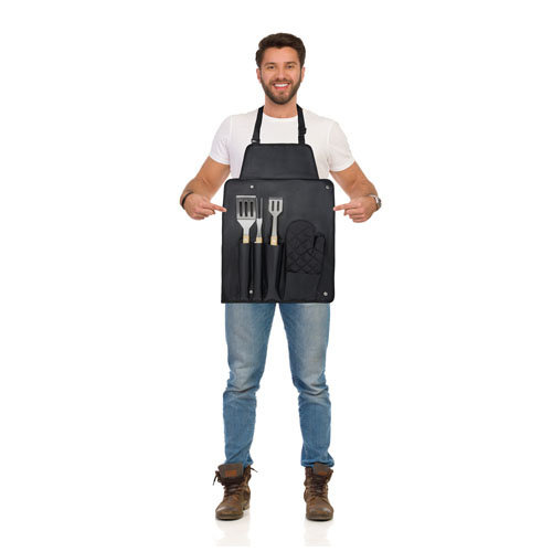 Barbecue relatiegeschenken bedrukken Gril 5-delige barbecueset