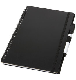 DeBle Pebbles herbruikbaar A5 notitieboek bedrukken met logo