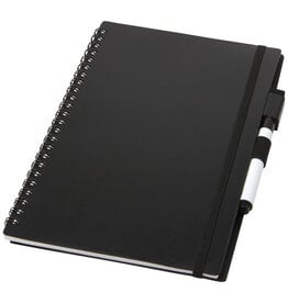 DeBle Pebbles herbruikbaar A5 notitieboek bedrukken met logo