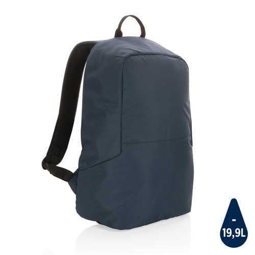 Impact AWARE™ RPET standaard anti-diefstal rugzak bedrukken met logo