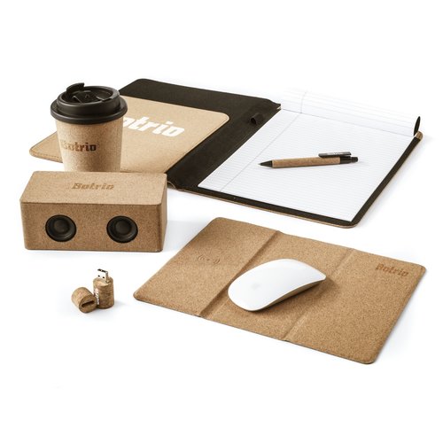 Attea Cork koffiebeker 350 ml met kurk 261395 bedrukt met logo