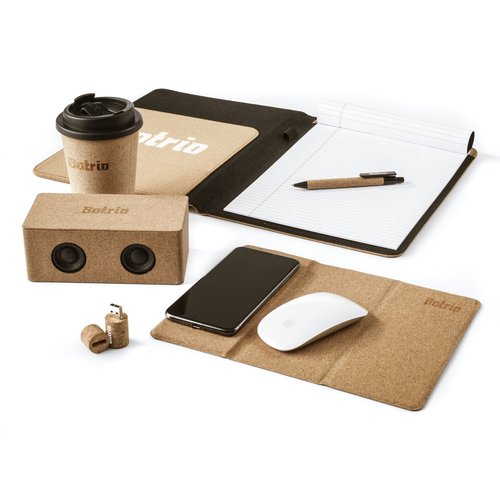 Attea Cork koffiebeker 350 ml met kurk 261395 bedrukt met logo