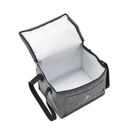DeBle Keep-it-Cool Felt RPET koeltas met logo bedrukking