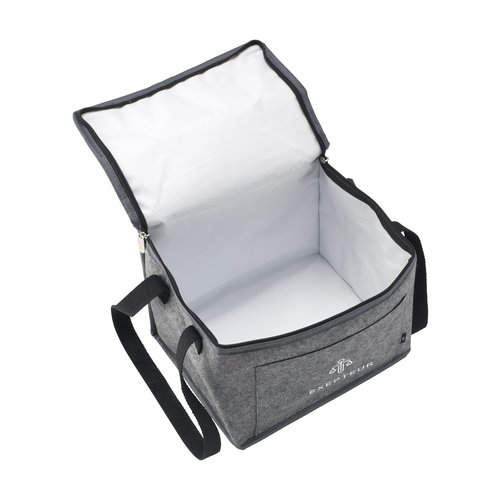 DeBle Keep-it-Cool Felt RPET koeltas met logo bedrukking