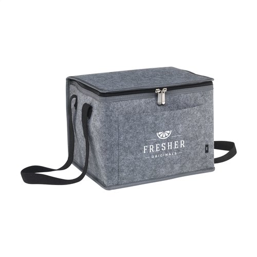 DeBle Keep-it-Cool Felt RPET koeltas met logo bedrukking