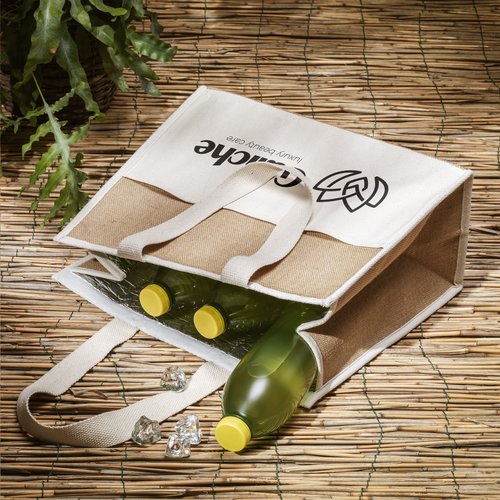 DéBlé Madras Combi Cooler shopper koeltas 264762 bedrukt met logo