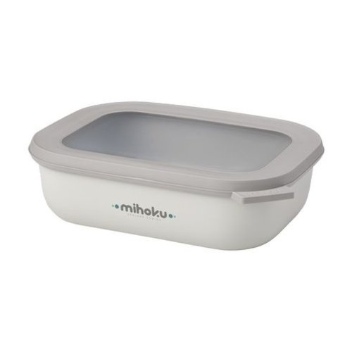 DéBlé Mepal Cirqula rechthoekige multikom 261433 1 liter met transparant deksel