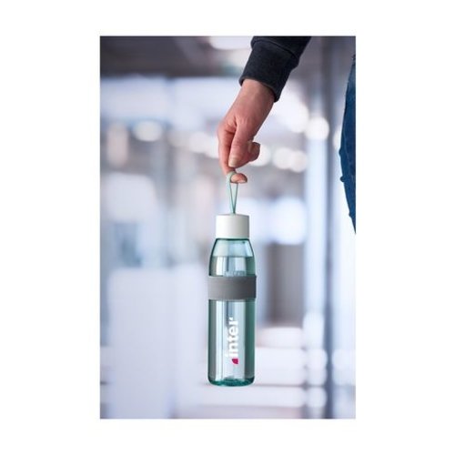 Mepal Waterfles Ellipse 500 ml – stijlvolle navulbare drinkfles met lus, personaliseerbaar als relatiegeschenk