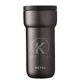 Mepal Isoleerbeker Ellipse 375 ml – dubbelwandige RVS thermosbeker, personaliseerbaar als relatiegeschenk