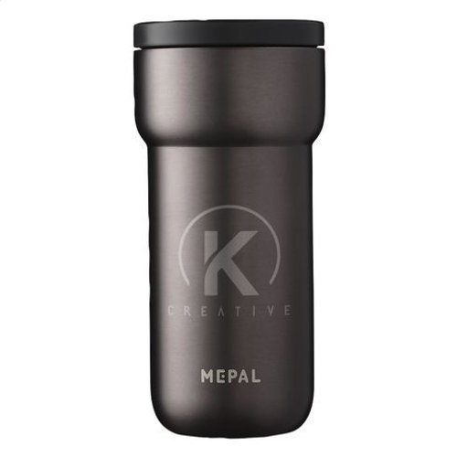 Mepal Isoleerbeker Ellipse 375 ml – dubbelwandige RVS thermosbeker, personaliseerbaar als relatiegeschenk