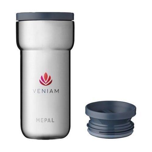 Mepal Isoleerbeker Ellipse 375 ml – dubbelwandige RVS thermosbeker, personaliseerbaar als relatiegeschenk
