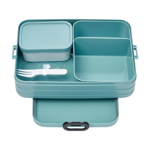 Mepal Bento Lunchbox Large 1,5 L – kunststof lunchbox met vakverdeling en extra bakje, personaliseerbaar als relatiegeschenk