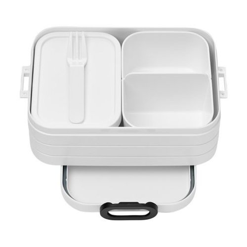 DéBlé Mepal Bento Midi lunchbox 262370 900 ml met twee vakken en vork