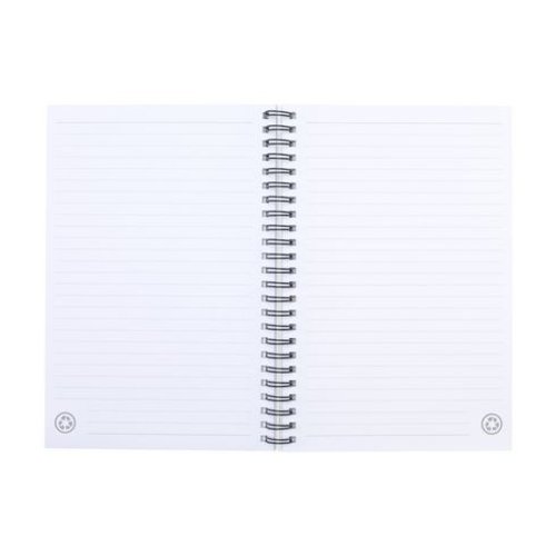 Seedpaper Notebook A5 notitieboek W10010 met plantbare zaadpapier omslag, gerecycled papier en biologisch afbreekbaar ontwerp