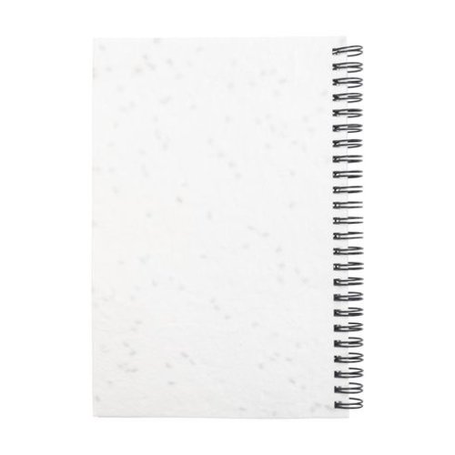 Seedpaper Notebook A5 notitieboek W10010 met plantbare zaadpapier omslag, gerecycled papier en biologisch afbreekbaar ontwerp