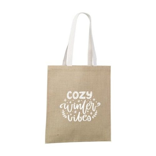 Madrid Jute Shopper winkeltas bedrukken met logo DeBle