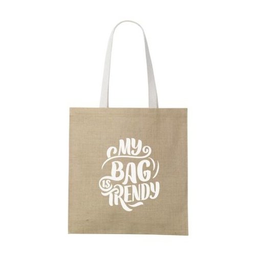 Madrid Jute Shopper winkeltas bedrukken met logo DeBle
