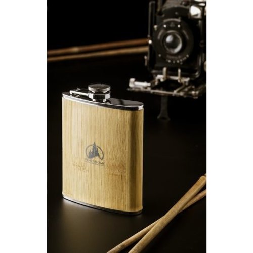 Hipflask Bamboe 200 ml heupfles 1384 Hipflask Bamboe 200 ml heupfles 1384