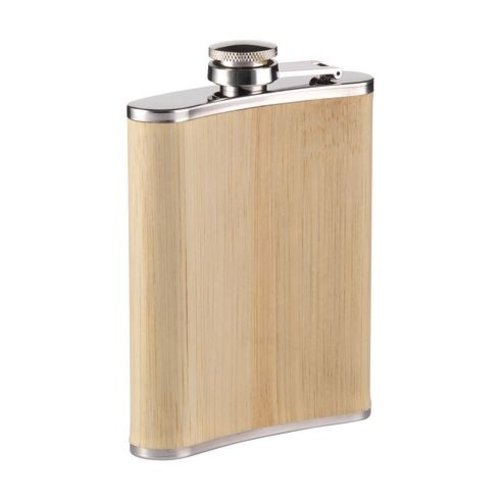 Hipflask Bamboe 200 ml heupfles 1384 Hipflask Bamboe 200 ml heupfles 1384