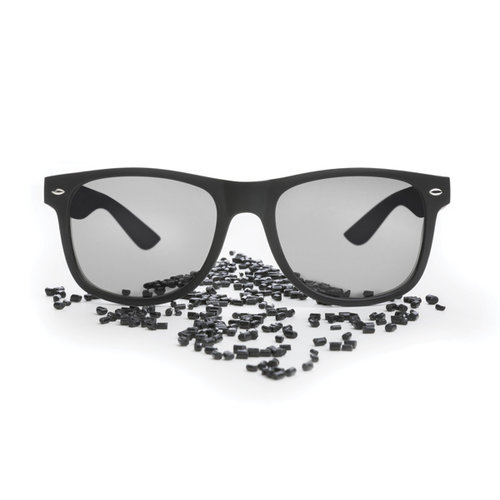 GRS Gerecyclede Plastic Zonnebril P45396 met logo bedrukken DeBle