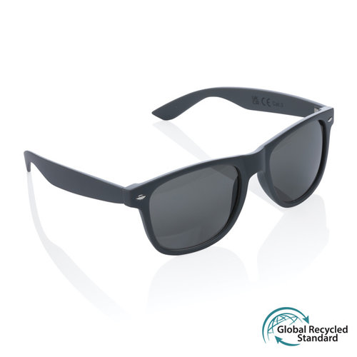 GRS Gerecyclede Plastic Zonnebril P45396 met logo bedrukken DeBle