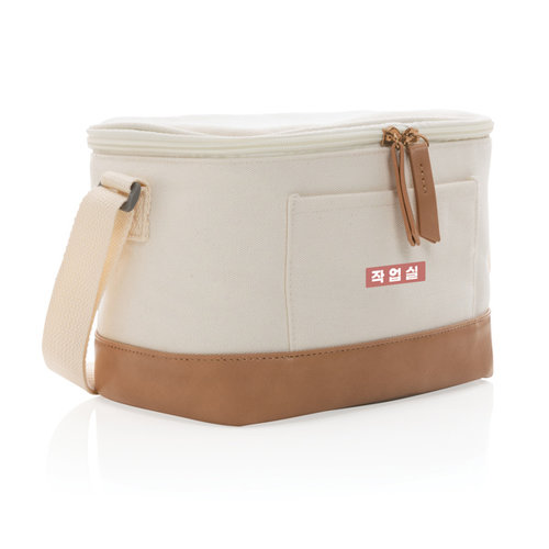 Impact AWARE 16 oz. canvas koeltas voor zes blikjes P422.425 Impact AWARE 16 oz. canvas koeltas voor zes blikjes P422.425