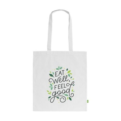 Organic Cotton Shopper (140 g/m²) tas bedrukken met logo