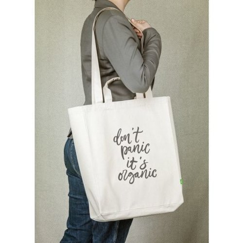 Organic Cotton Canvas Tote Bag winkeltas bedrukken met logo DeBle